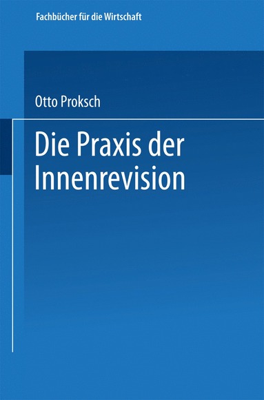 bokomslag Die Praxis der Innenrevision