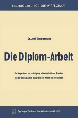 bokomslag Die Diplom-Arbeit