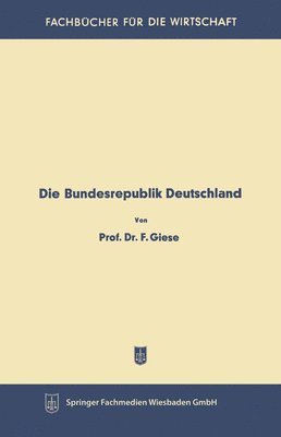 bokomslag Die Bundesrepublik Deutschland