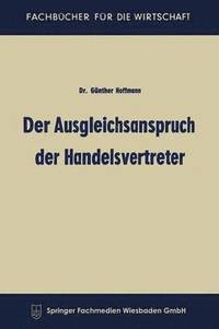 bokomslag Der Ausgleichsanspruch der Handelsvertreter