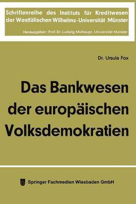 bokomslag Das Bankwesen der europischen Volksdemokratien