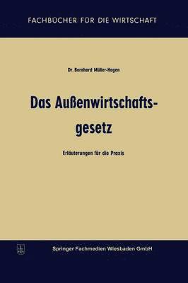 Das Auenwirtschaftsgesetz 1