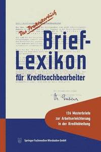 bokomslag Brief-Lexikon fr Kreditsachbearbeiter