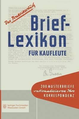 bokomslag Brief-Lexikon fr Kaufleute