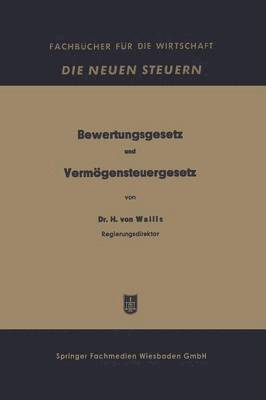 bokomslag Bewertungsgesetz und Vermgensteuergesetz