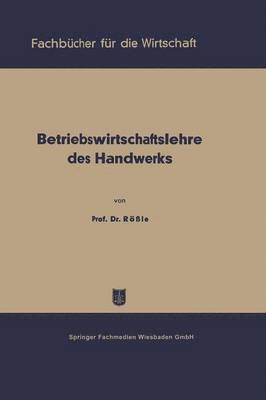 Betriebswirtschaftslehre des Handwerks 1