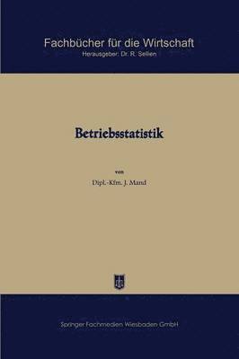 bokomslag Betriebsstatistik