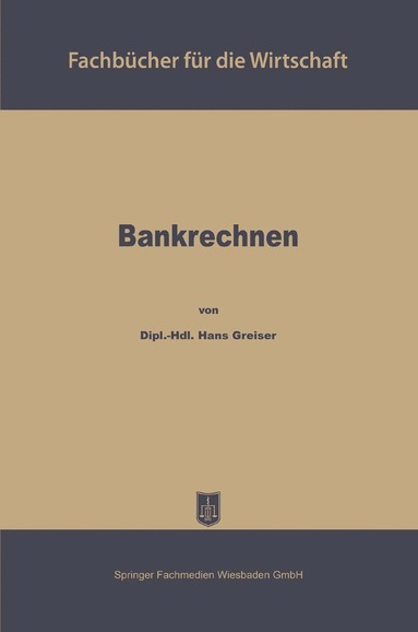 bokomslag Bankrechnen