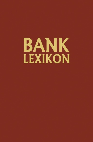 bokomslag Bank-Lexikon