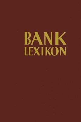 Bank-Lexikon 1