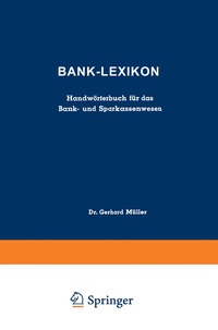 bokomslag Bank-Lexikon