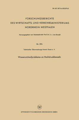 bokomslag Wasserumlaufprobleme an Hochdruckkesseln