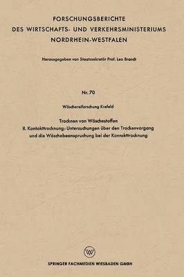 bokomslag Trocknen von Wäschestoffen