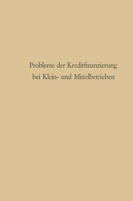 Probleme der Kreditfinanzierung bei Klein- und Mittelbetrieben 1