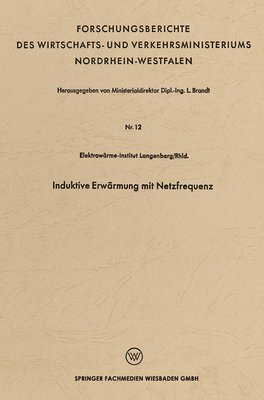 Leo Brandt - Induktive Erwärmung mit Netzfrequenz, Häftad