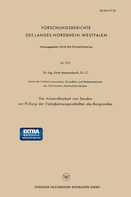 Die Anwendbarkeit von Sonden zur Prfung der Festigkeitseigenschaften des Baugrundes 1