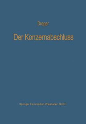 bokomslag Der Konzernabschluß