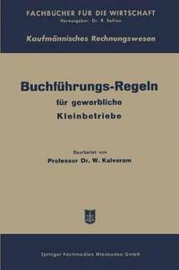 bokomslag Buchfhrungs-Regeln fr gewerbliche Kleinbetriebe