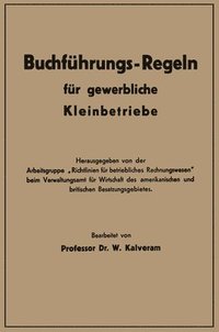 bokomslag Buchfhrungs-Regeln fr gewerbliche Kleinbetriebe