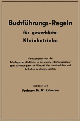 Buchführungs-Regeln für gewerbliche Kleinbetriebe