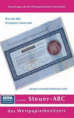 Karl Friedrich Woeste, Günter Dempewolf, Gunter Dempewolf - Steuer-ABC des Wertpapierbesitzers, Häftad