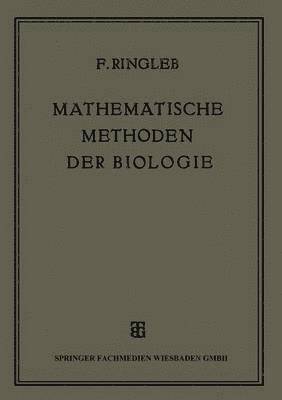 bokomslag Mathematische Methoden der Biologie