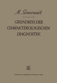 bokomslag Grundriss der Charakterologischen Diagnostik