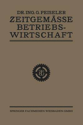 Zeitgemsse Betriebswirtschaft 1