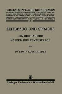 bokomslag Zeitbezug und Sprache