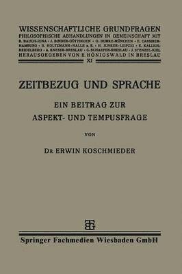 bokomslag Zeitbezug und Sprache