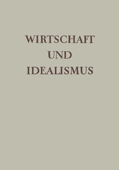 bokomslag Wirtschaft und Idealismus