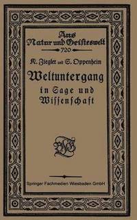 bokomslag Weltuntergang in Sage und Wissenschaft