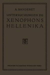 bokomslag Untersuchungen zu Xenophons Hellenika