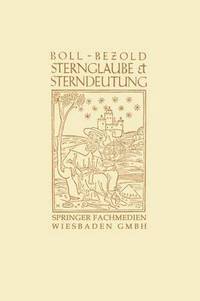 bokomslag Sternglaube und Sterndeutung