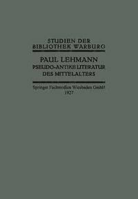 bokomslag Pseudo-Antike Literatur des Mittelalters