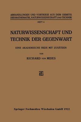 Naturwissenschaft und Technik der Gegenwart 1