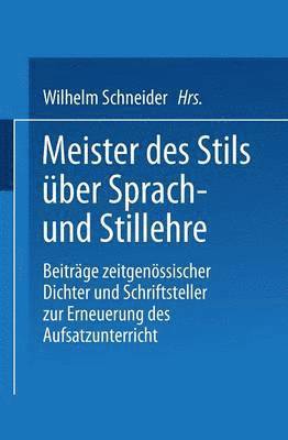 Meister des Stils über Sprach- und Stillehre
