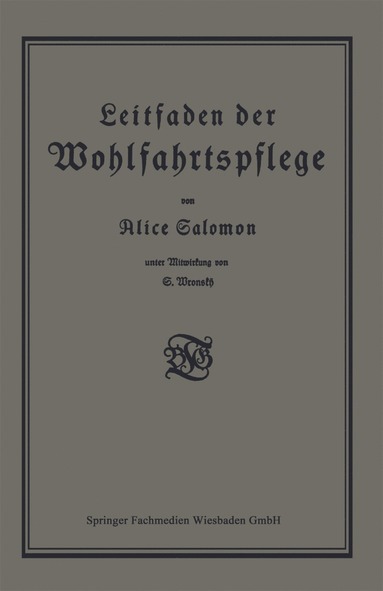 bokomslag Leitfaden der Wohlfahrtspflege