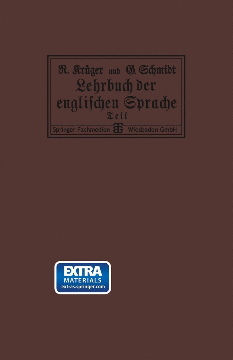 Lehrbuch der englischen Sprache 1