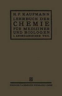 bokomslag Lehrbuch der Chemie fr Mediziner und Biologen