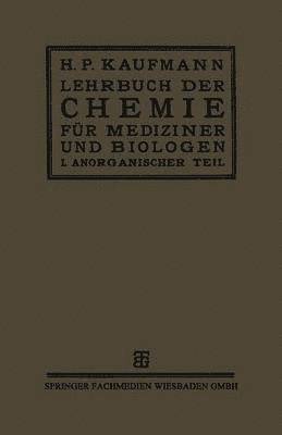 bokomslag Lehrbuch der Chemie für Mediziner und Biologen