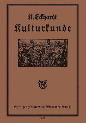 bokomslag Kulturkunde