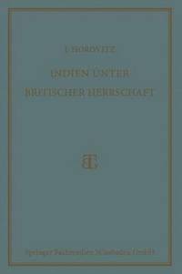 bokomslag Indien unter Britischer Herrschaft