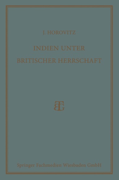 bokomslag Indien unter Britischer Herrschaft