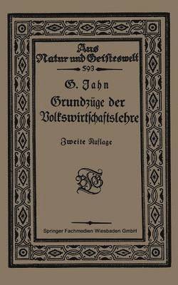 Georg Jahn - Grundzüge der Volkswirtschaftslehre, Häftad