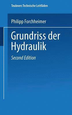 bokomslag Grundriss der Hydraulik