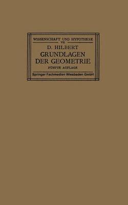 bokomslag Grundlagen der Geometrie