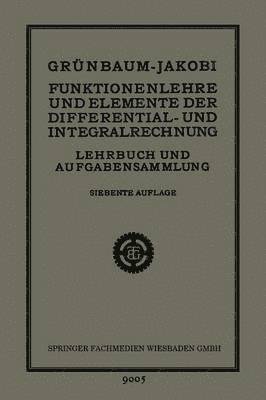 bokomslag Funktionenlehre und Elemente der Differential- und Integralrechnung