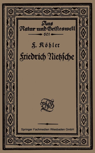 bokomslag Friedrich Nietzsche