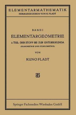 bokomslag Elementargeometrie